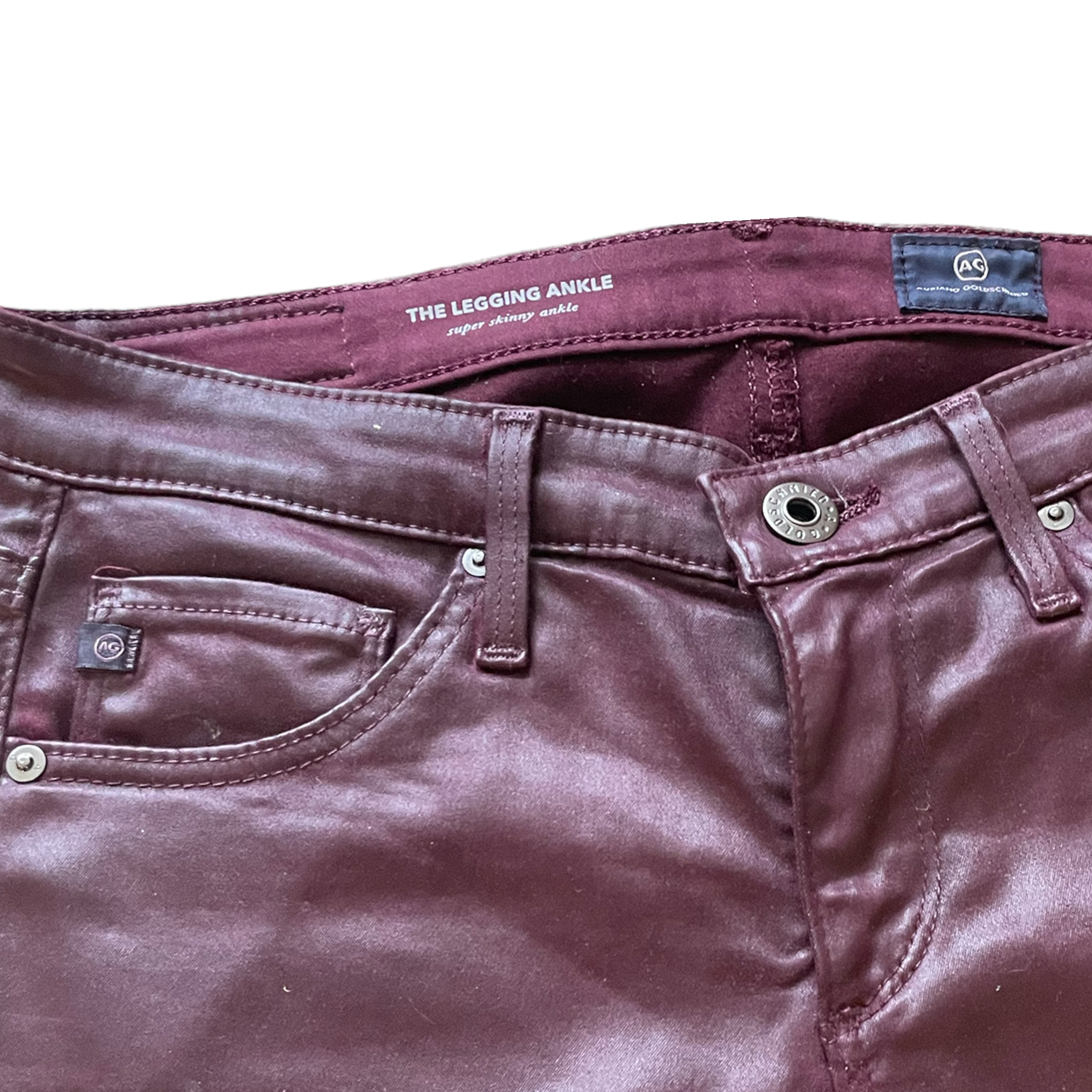 Womens AG Adriano Goldschmeid Pants Super Skinny Ankle Pants |Size: 24R|