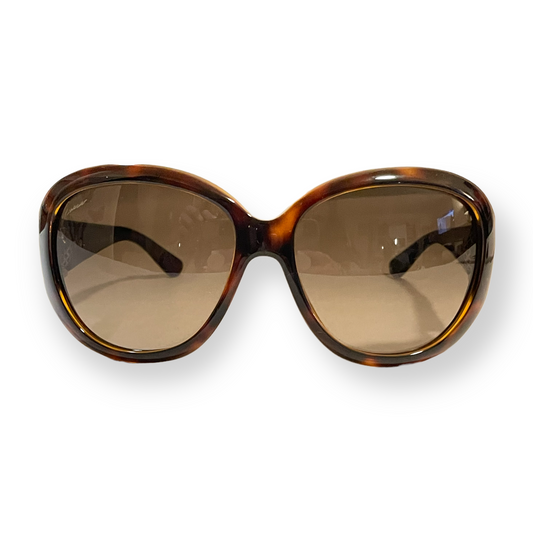 Oversized Gucci Tortoise Frames with classic gold tone Horse-bit Design - photo 2 of 11