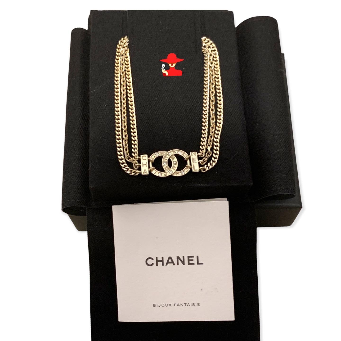 CHANEL interlocking CC Choker From Spring Printemps Collection Act 1