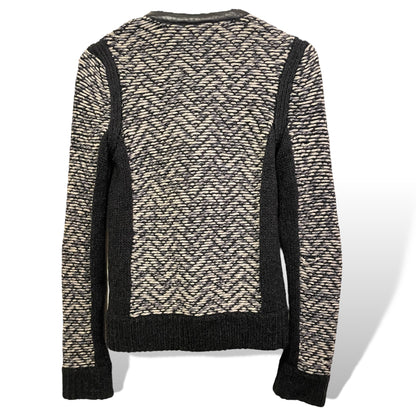 rag & bone Wool with Lamb Leather Trim Jacket - photo 2 of 8