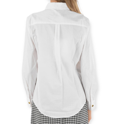 Moschino Love Embroidered Breast-pocket Saharan Shirt - photo 14 of 14