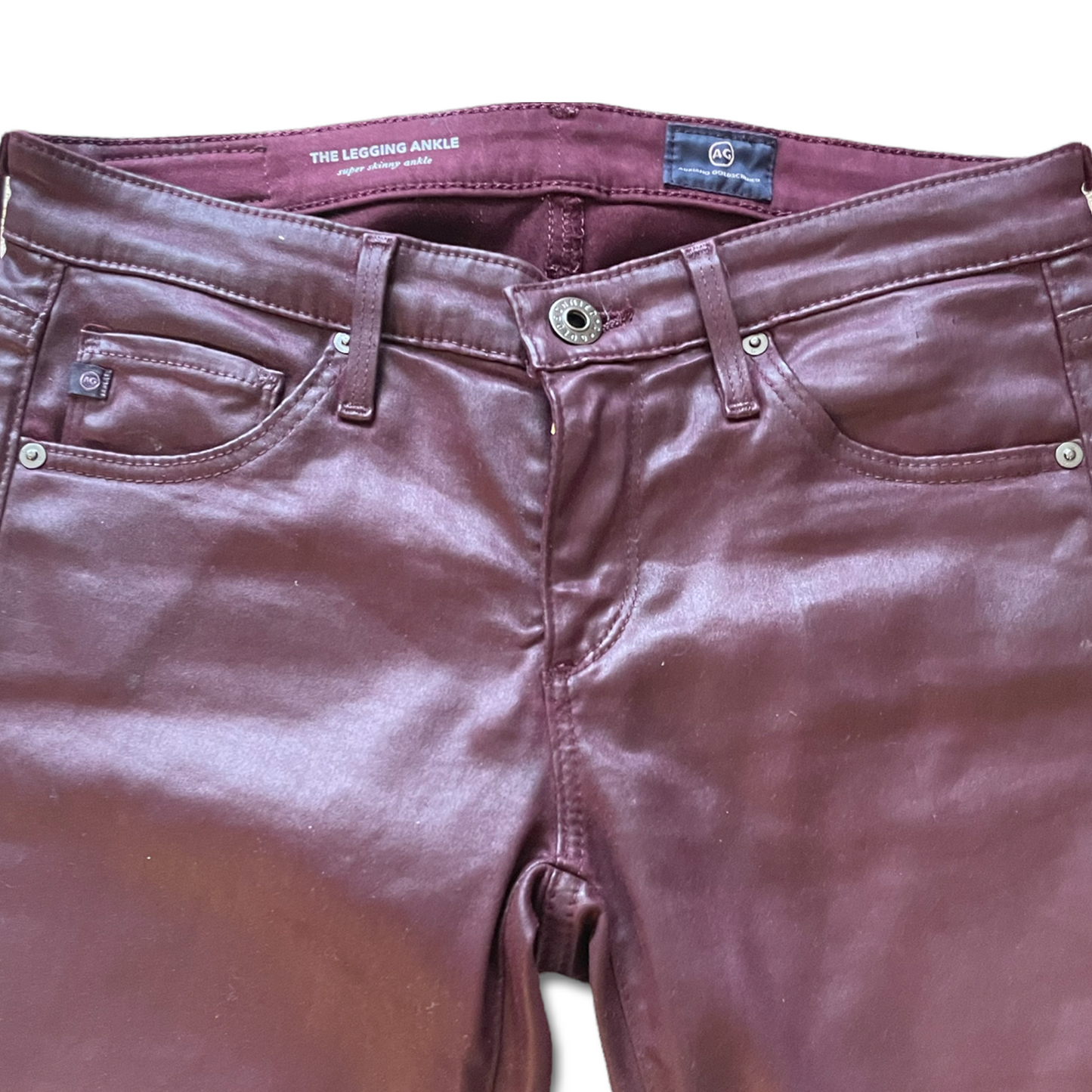 Womens AG Adriano Goldschmeid Pants Super Skinny Ankle Pants |Size: 24R|