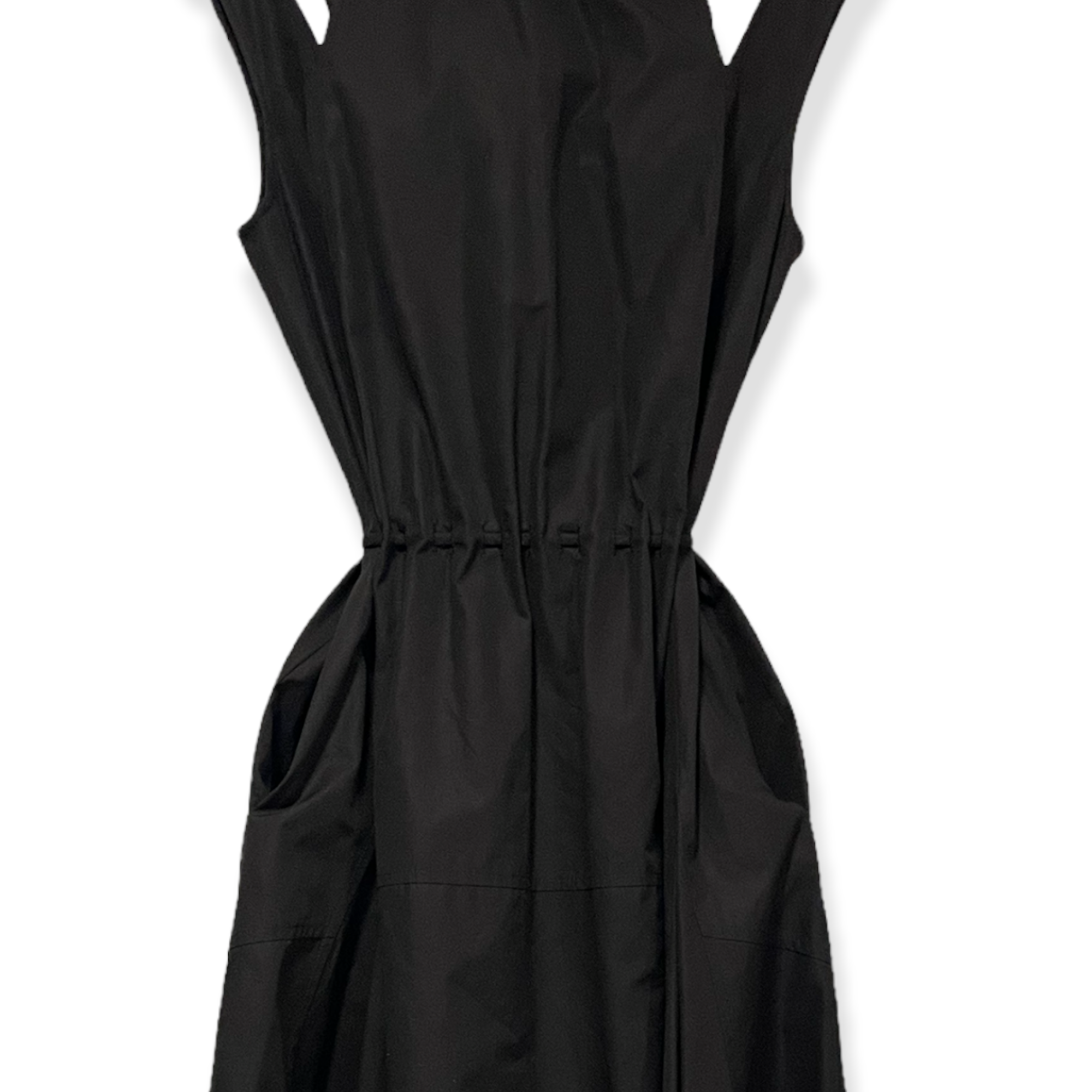 DEREK LAM Black Crew Neck Long Dress Size: | US2, IT38 |