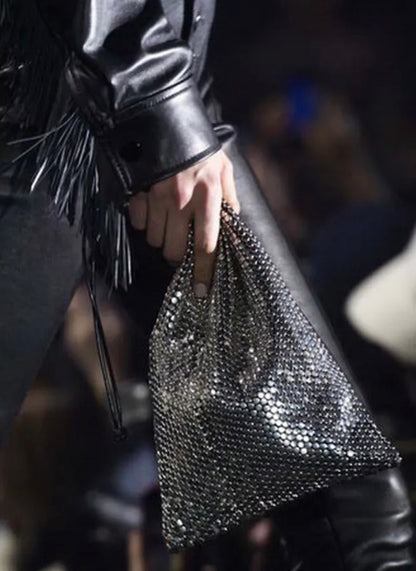 Alexander Wang Chainmail Leather Clutch / Dust Bag - photo 2 of 11
