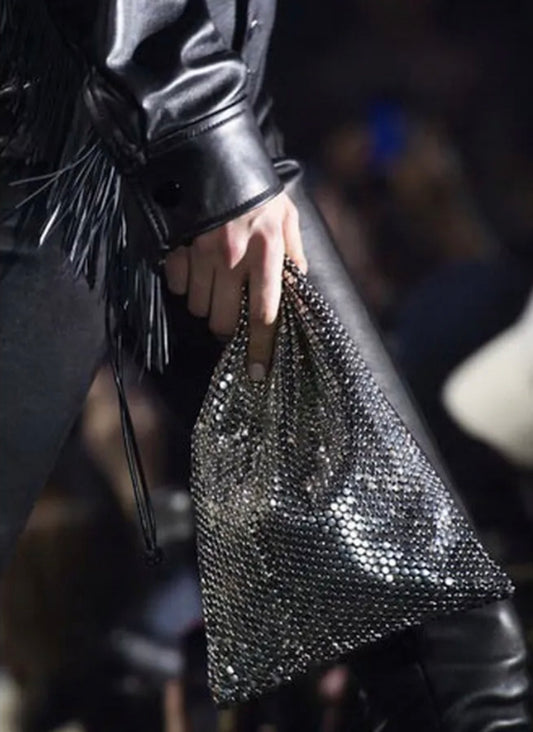 Alexander Wang Chainmail Leather Clutch / Dust Bag - photo 2 of 11