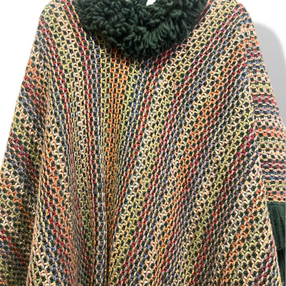 Missoni Made in Italy 100% Wool Zig-Zag Fringe Poncho - photo 4 of 7