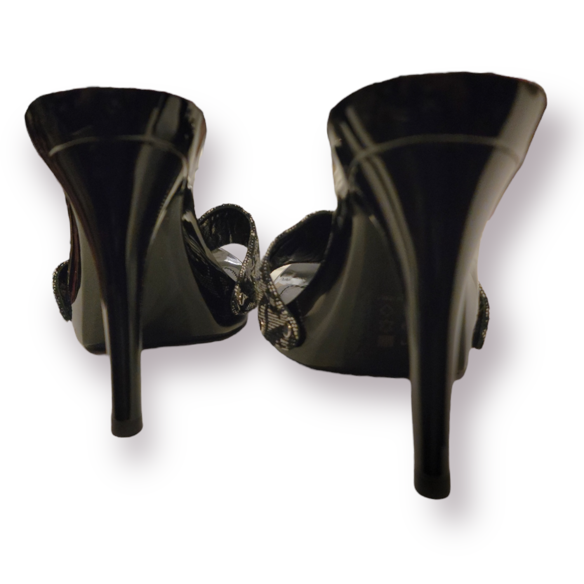 Louis Vuitton Womens Stiletto Pumps & Mules, Black, IT38.5