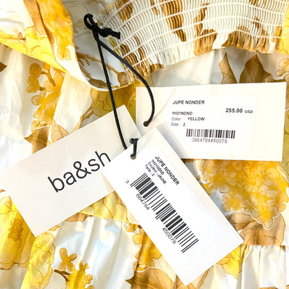 ba&sh Yellow Floral Print Maxi-Skirt & Top Set - photo 3 of 15