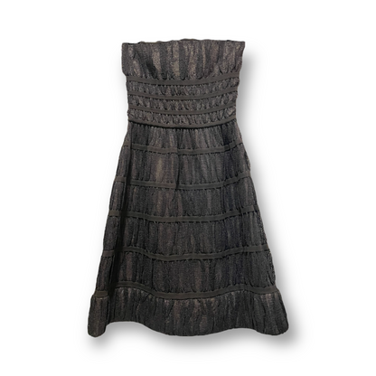 Alaïa Paris Black Knit Overlay Dress - main product photo