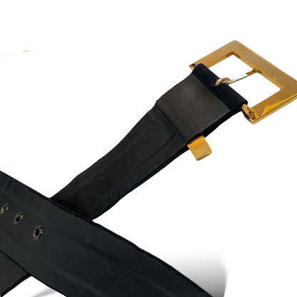 Chanel Vintage CC Logo Fabric Belt Circa Spring 99’ - photo 5 of 13
