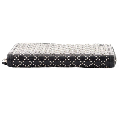 Gucci Interlocking GG Zip Around Wallet Diamante Studded Leather Long - photo 7 of 7