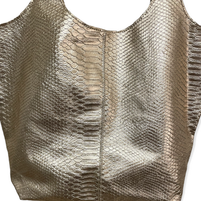 Neiman Marcus Gold Python Embossed Tote - photo 9 of 9