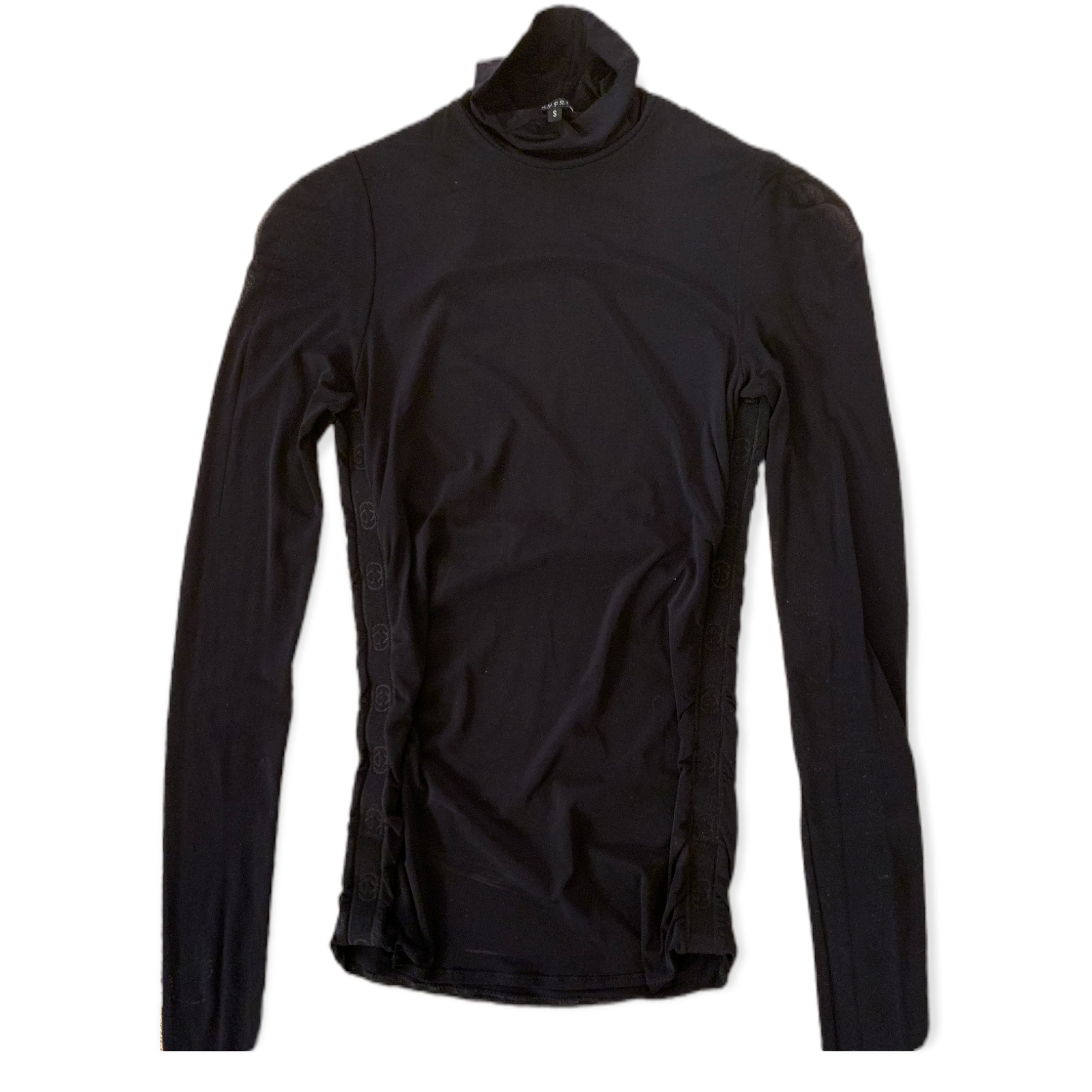 GUCCI Made in Italy GG Logo Turtle Neck |Size:S|
