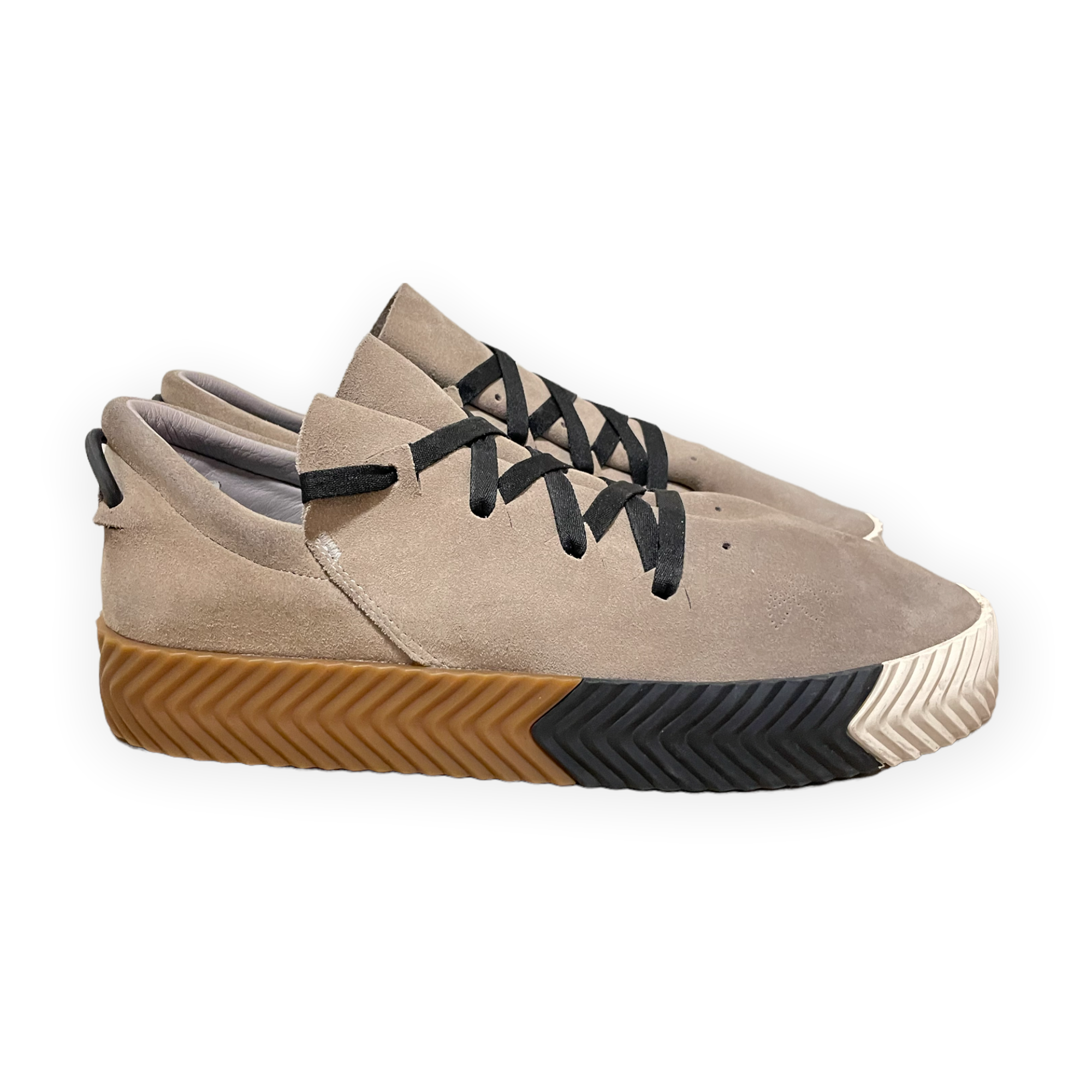 Adidas Originals x Alexander Wang x AW Skate Light Grey Sneakers