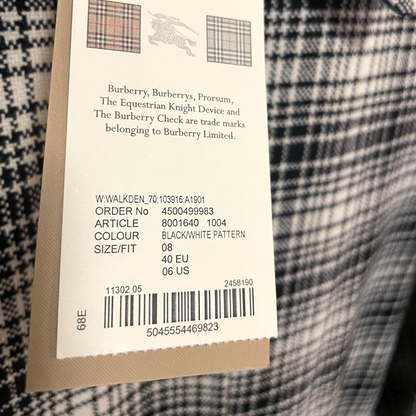 Burberry London England Wool Jacket With Cobalt Blue Lining 40EU - photo 3 of 17