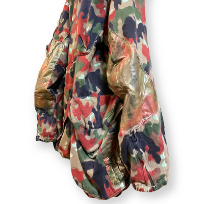 Furst of a Kind Reworked Oversized Camouflage Multiple Pocket Utility Jacket - photo 6 of 8