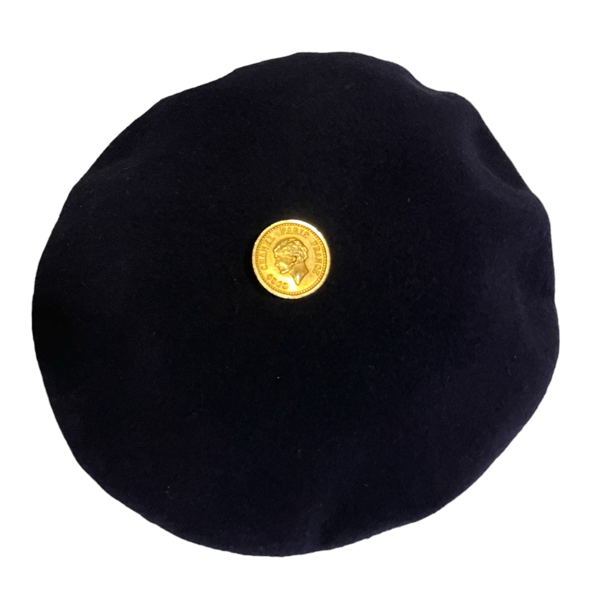 CHANEL Classic Lambswool Vintage Beret