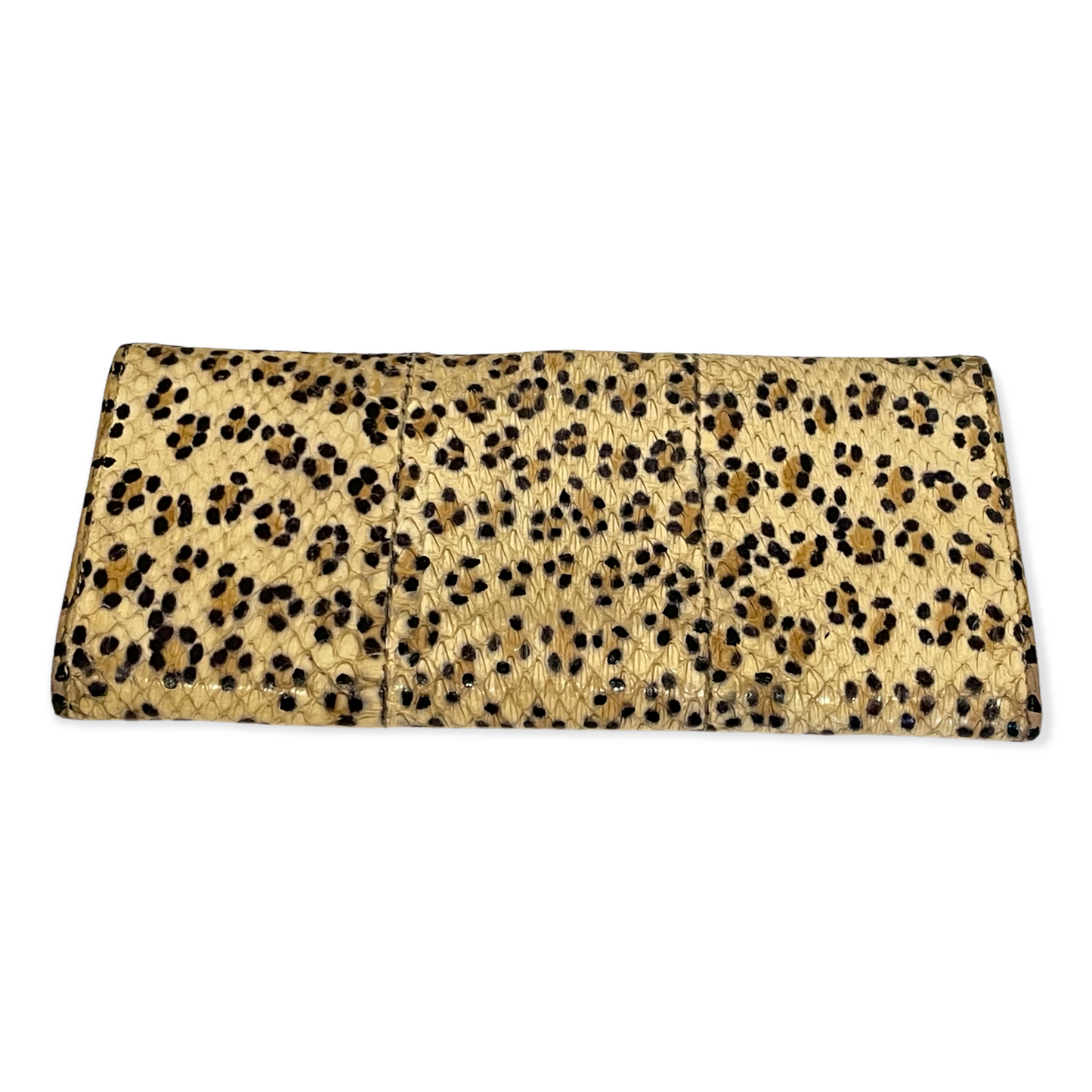 Super RARE Vintage Fendi Python Leopard Print Wallet
