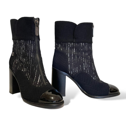 Chanel Interlocking CC Logo Booties - photo 4 of 13