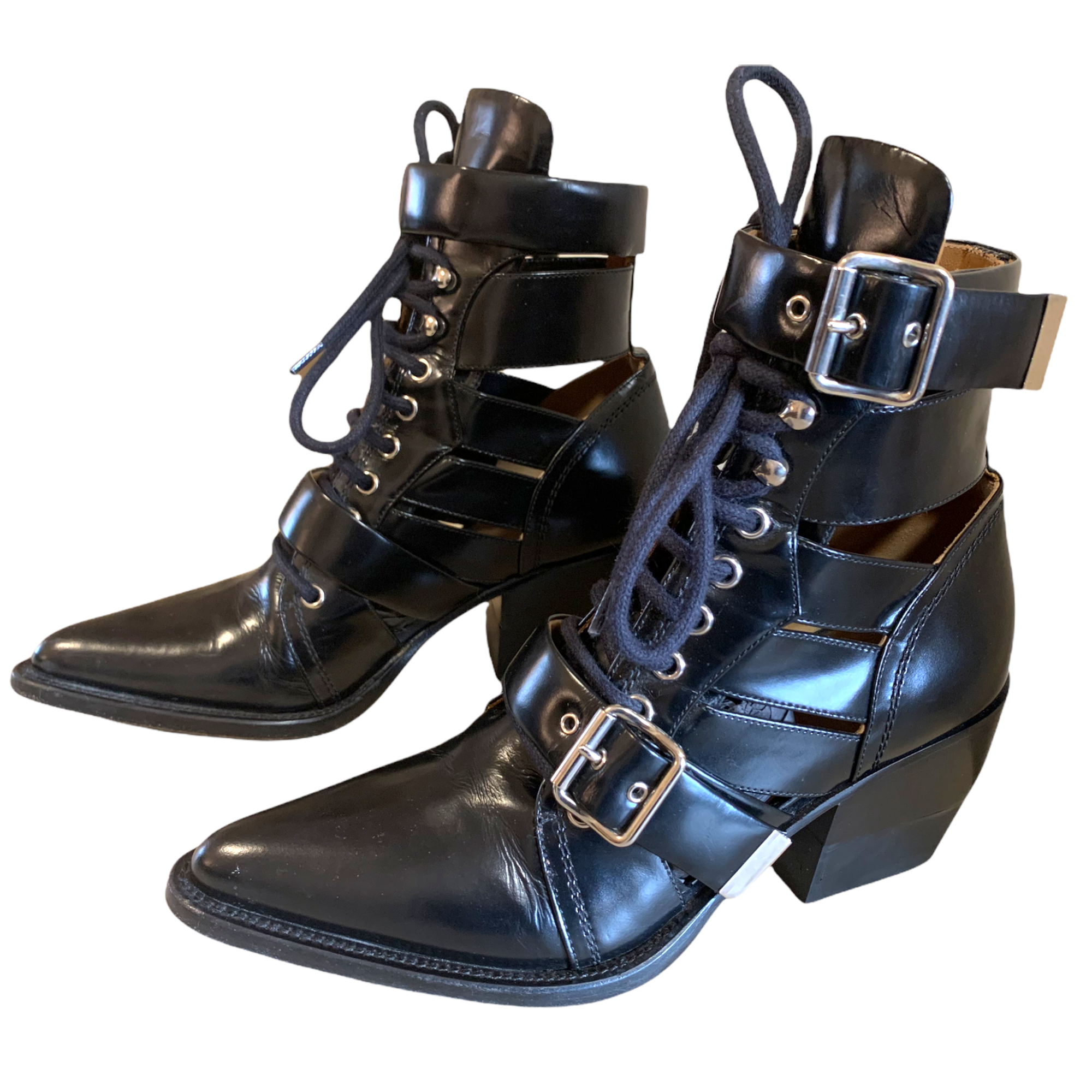 Chloé Rylee Ankle Lace-Up Boots