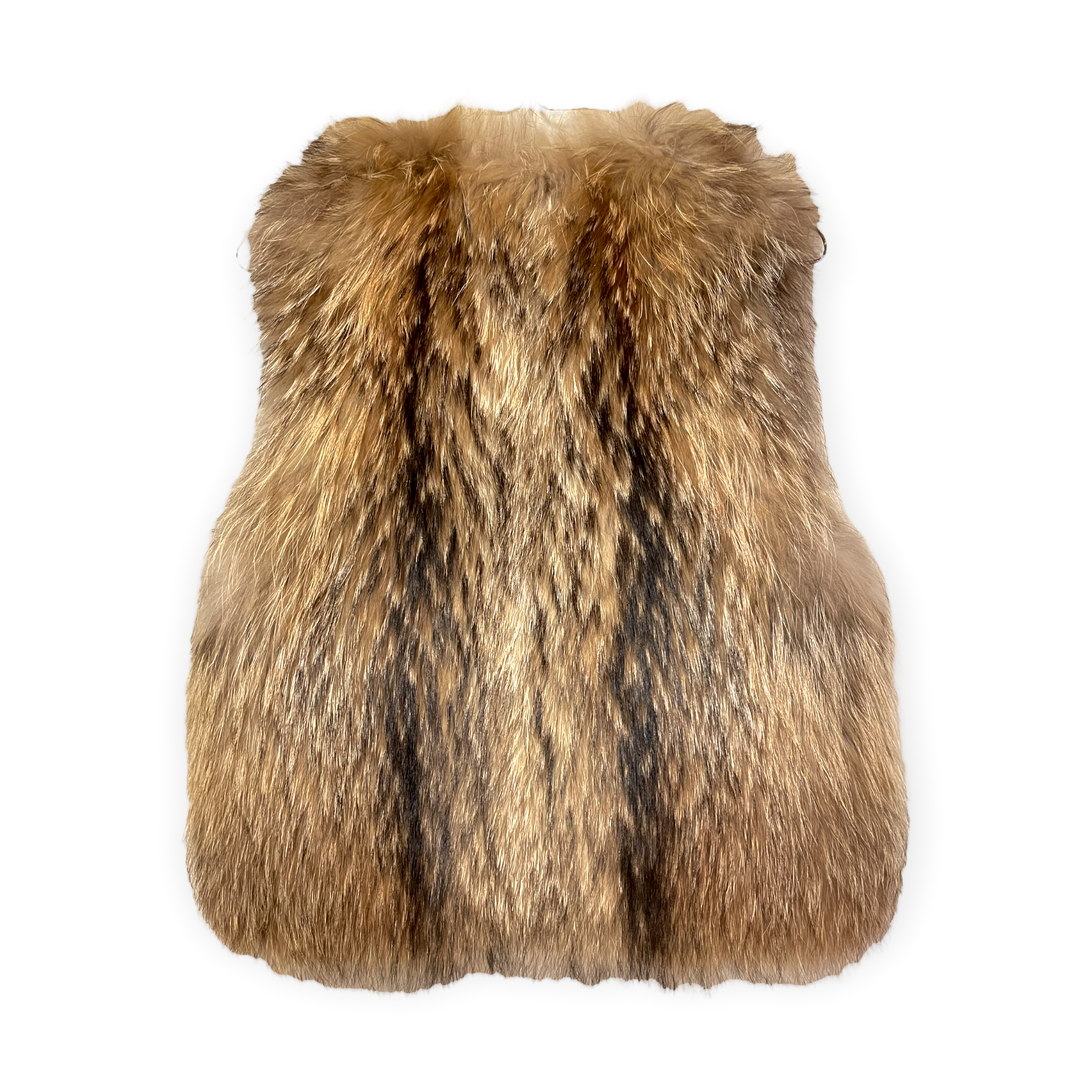 Haute Hippie Raccoon Vest with Merino Wool Lining |Size: XS|