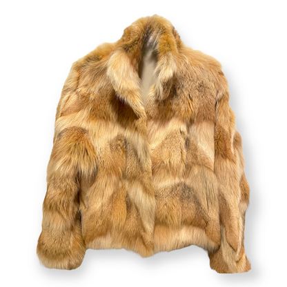 Real Fur Coat in Shades of Tan & Cognac - photo 6 of 9