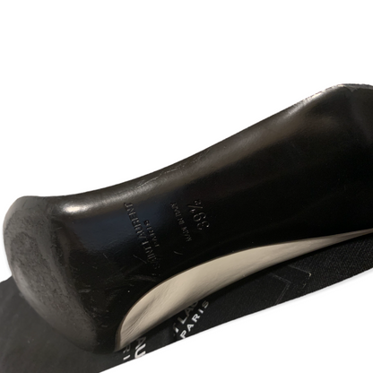 Saint Laurent YSL Porcellana/Nero Pumps - photo 8 of 11