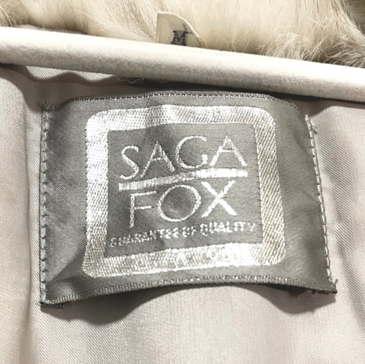 SAGA FOX Blue Fox Fur Jacket |Size: Medium|