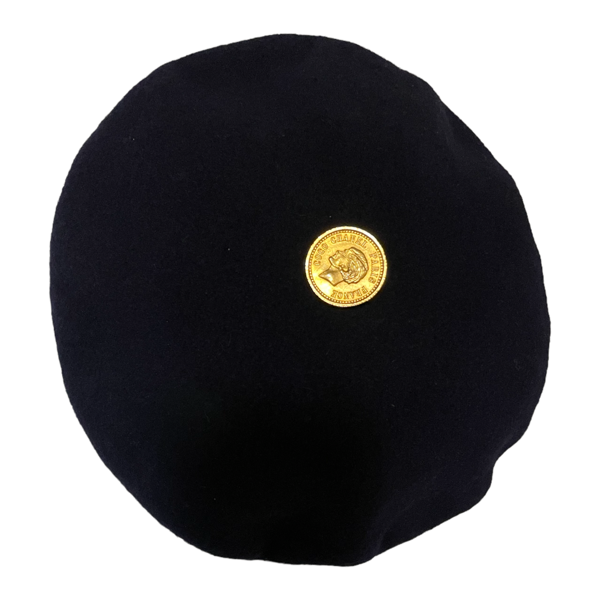 CHANEL Classic Lambswool Vintage Beret