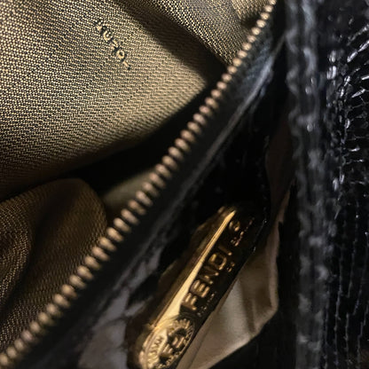 Fendi Vintage Exotic Twins Tote in Black Genuine Python - photo 8 of 17