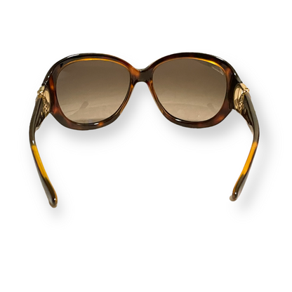 Oversized Gucci Tortoise Frames with classic gold tone Horse-bit Design - photo 7 of 11