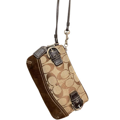Coach Monogram Small Shoulder Bag & Monogram Wristlet - photo 7 of 20