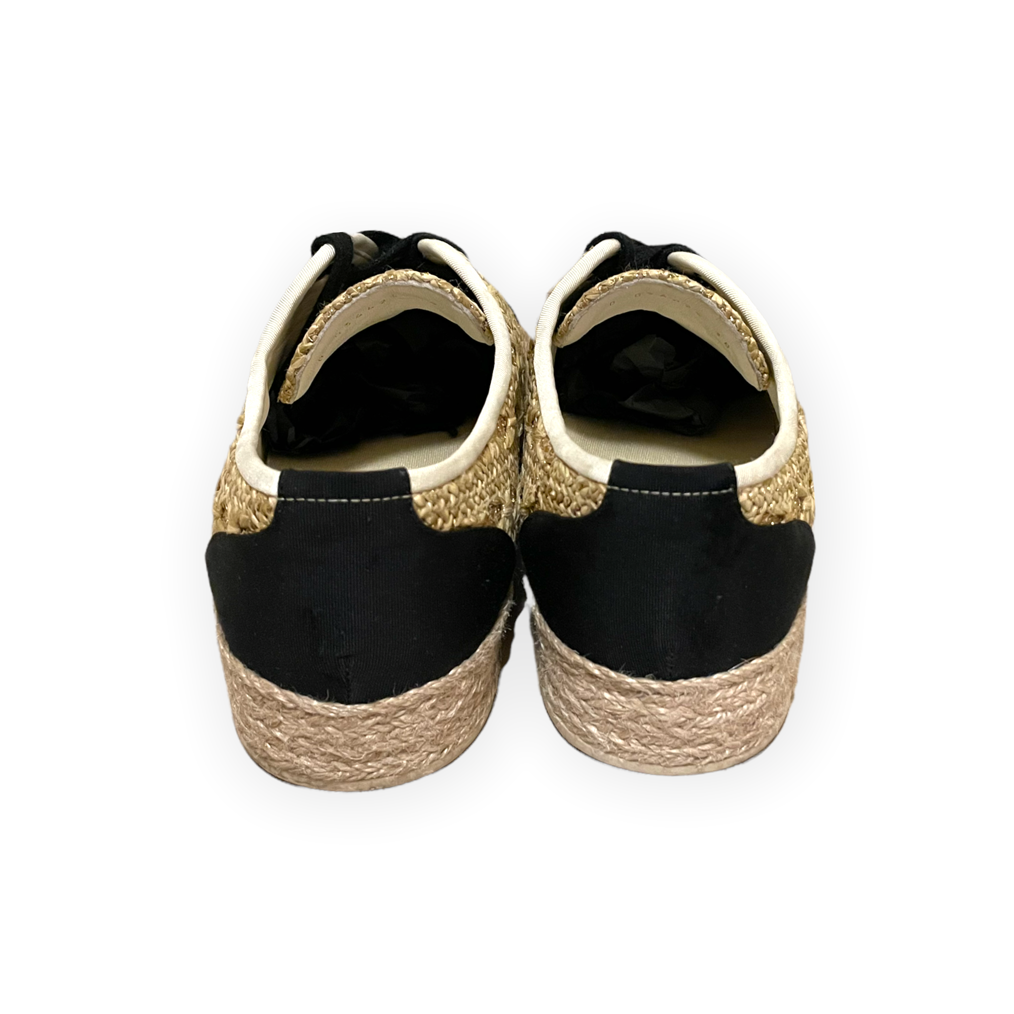 CHANEL 2019 Interlocking CC Logo Espadrille Sneakers