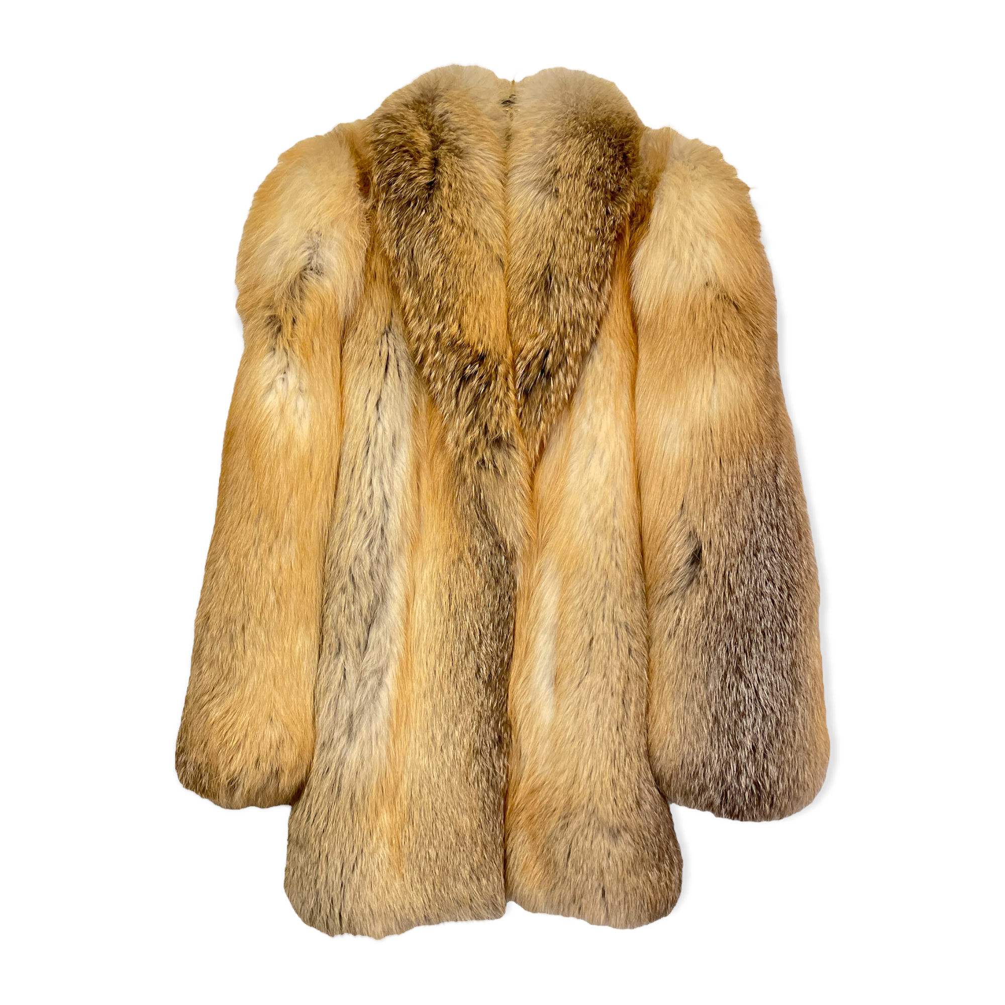 Red Fox Fur Vintage Coat Custom Made by Furs by Guarino