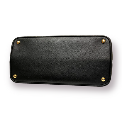 Black Fiery Red Saffiano Leather Double Prada Bag (Sold Out IN Stores) - photo 15 of 17