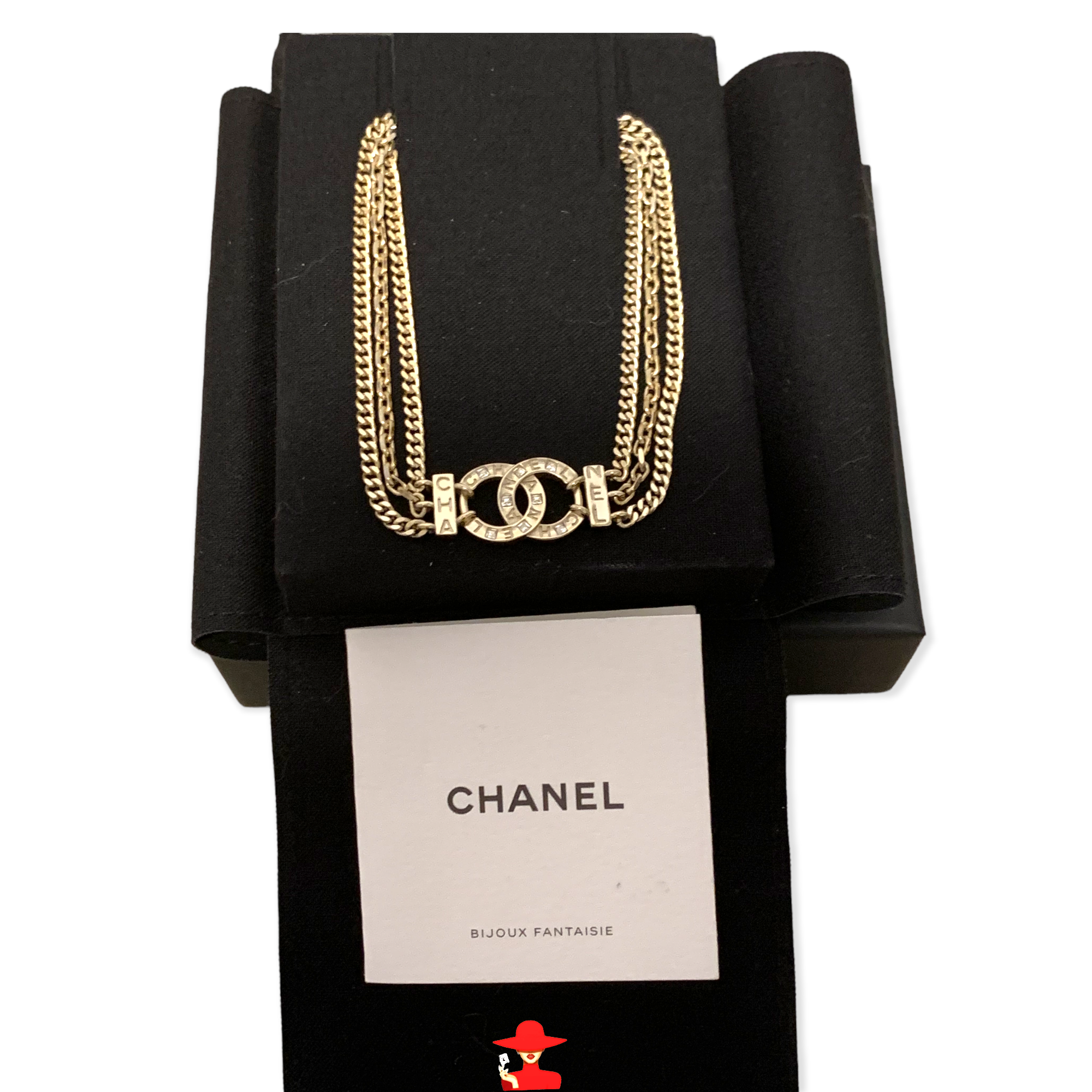 CHANEL interlocking CC Choker From Spring Printemps Collection Act 1