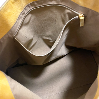 Fendi Large Tobacco/Ochre Zucca Print Canvas with Calfskin Trim Hobo Bag - photo 9 of 18