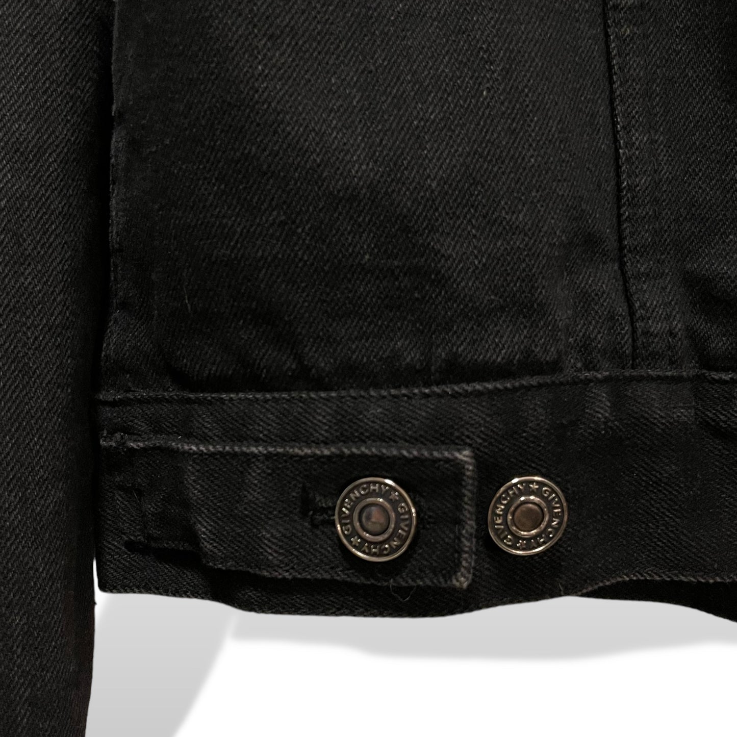GIVENCHY Men's Denim Embroidered Logo Jacket |Size: XL| Made in Italy