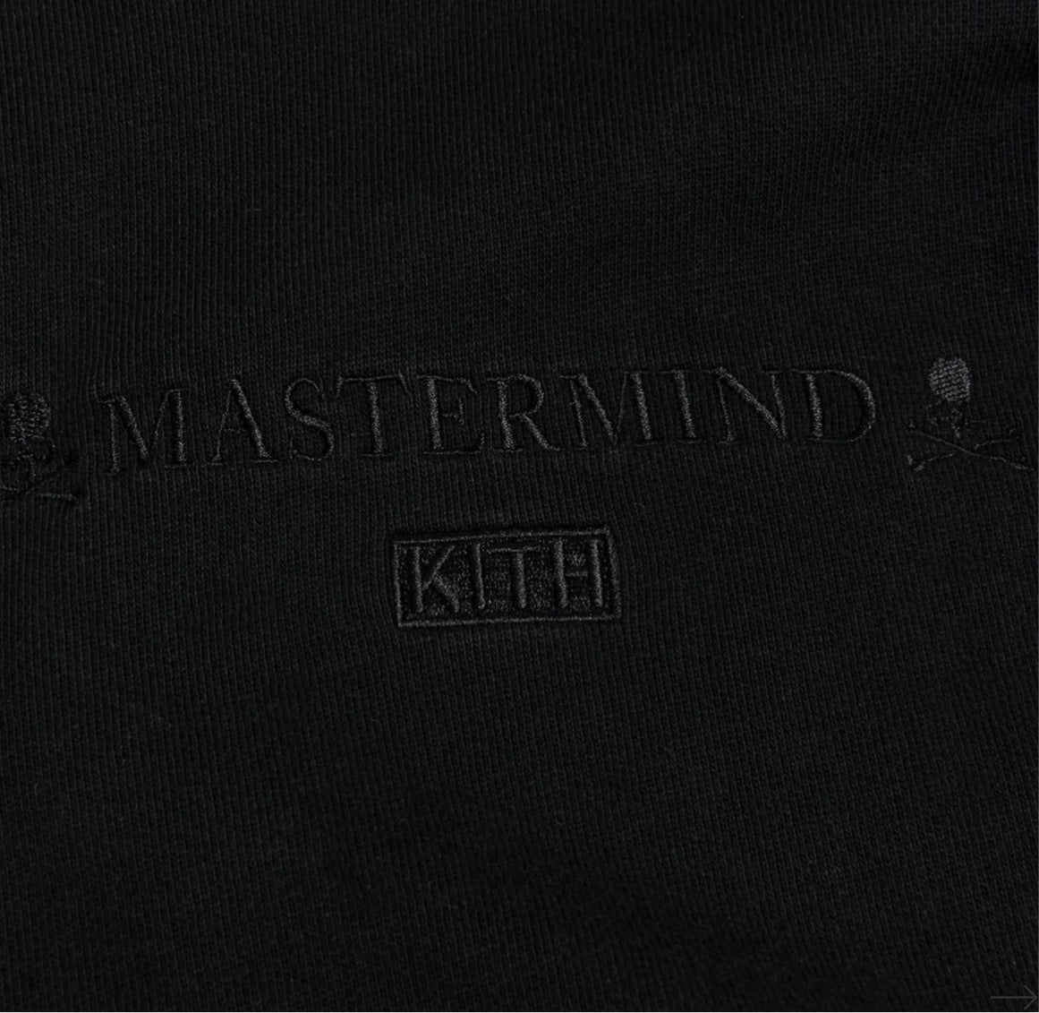 Kith x Mastermind WORLD Knit Hoodie Black