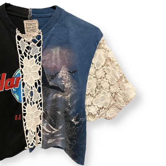 Furst of a Kind Reworked Vintage Crop Tee - photo 2 of 5