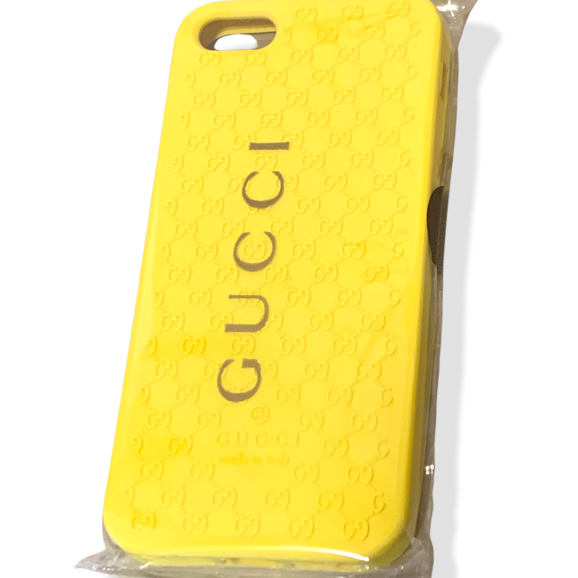 Harvest Yellow GG Monogram GUCCI iPhone Case