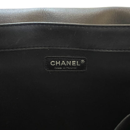 Chanel Reverso Boy Flap Bag Patent Large in Midnight Blue - photo 20 of 20