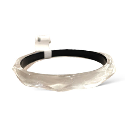 Alexis Bittar Pearl White Lucite Bangle - main product photo