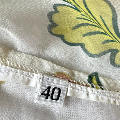 Dolce & Gabbana Made in Italy Floral Silk Button Down Top - photo 3 of 9