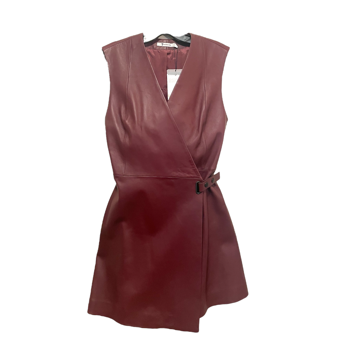 T by ALEXANDER WANG 100% Lambskin Leather Dress |Size:2|