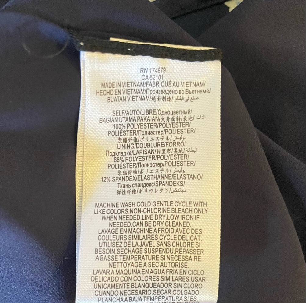 BCBGMaxazria Maxi Floral Blue Print Skirt |Size: XS|