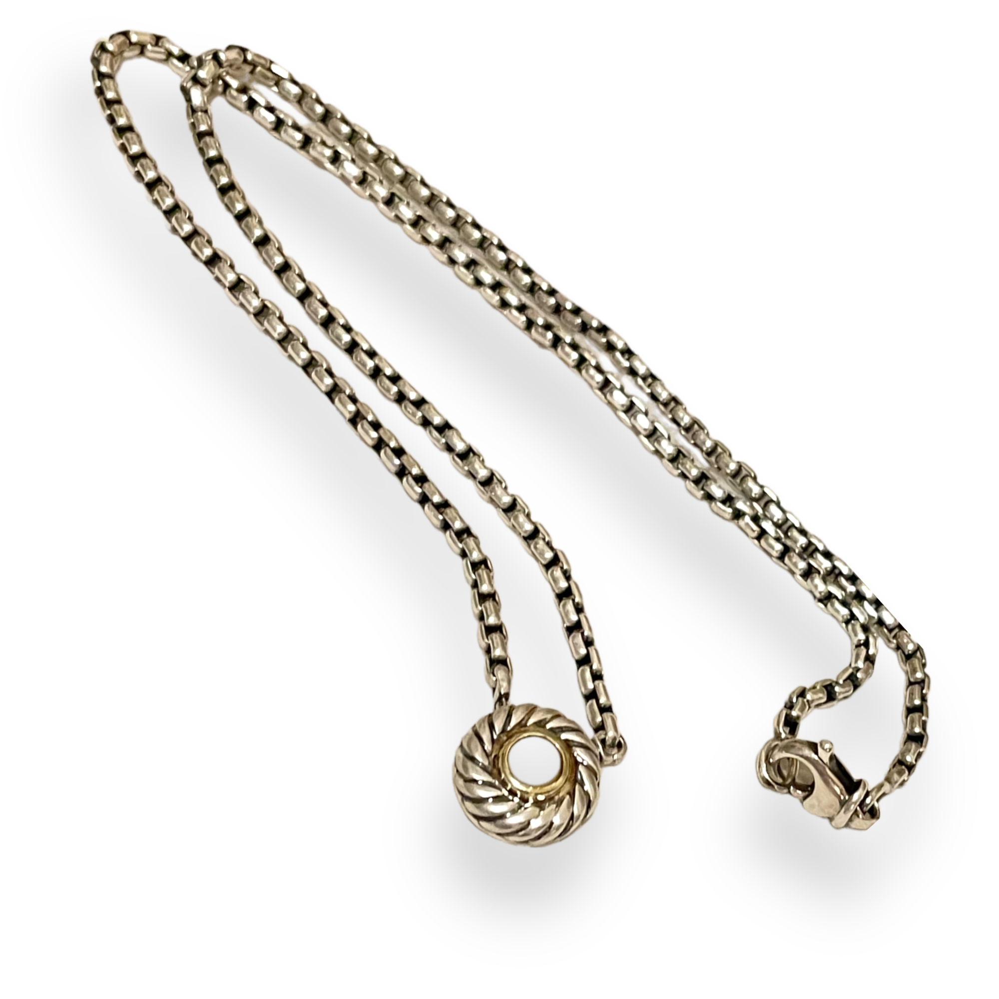 David Yurman Two-Tone Pearl Necklace