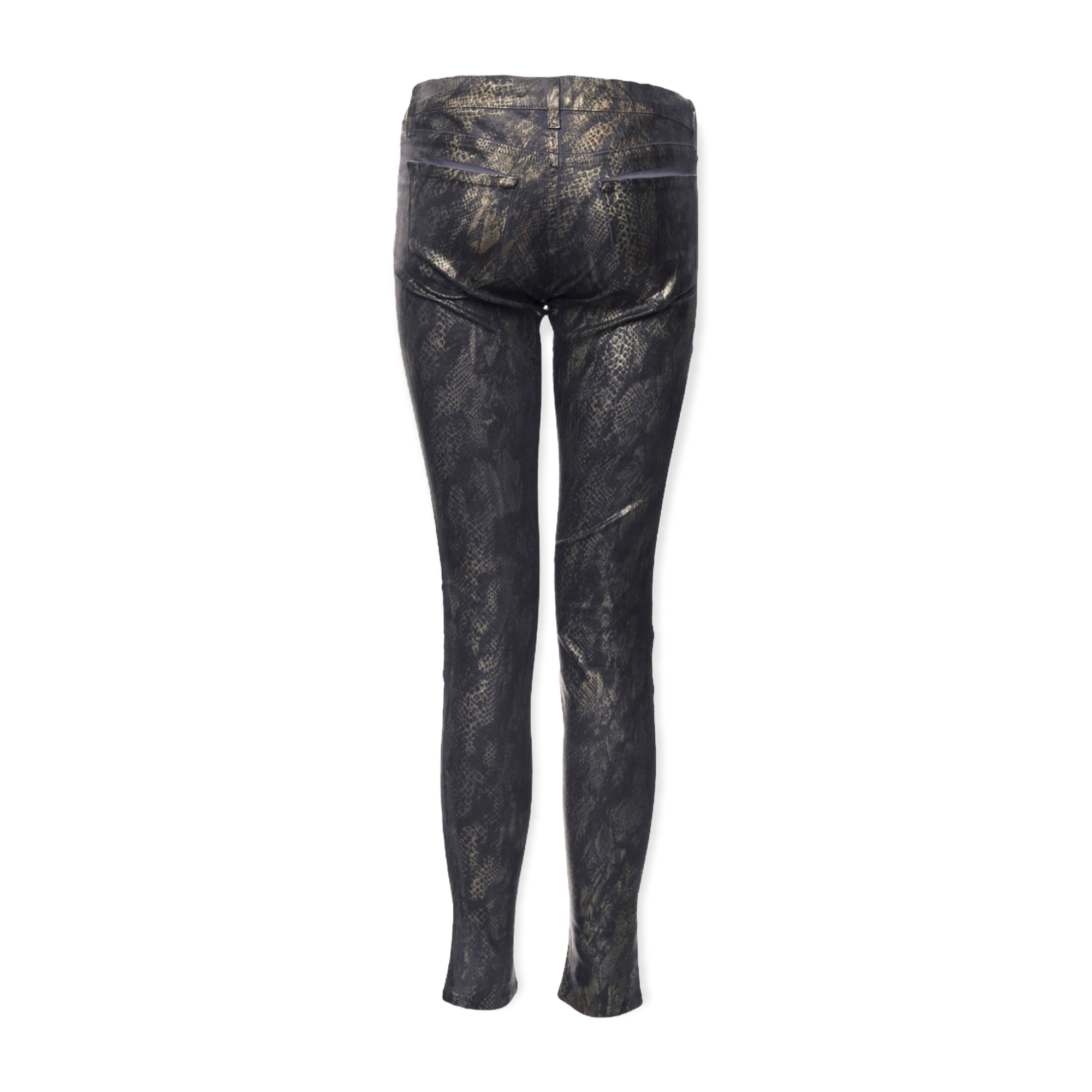 J BRAND Golden Snakeskin Print Pants |Size: 25|