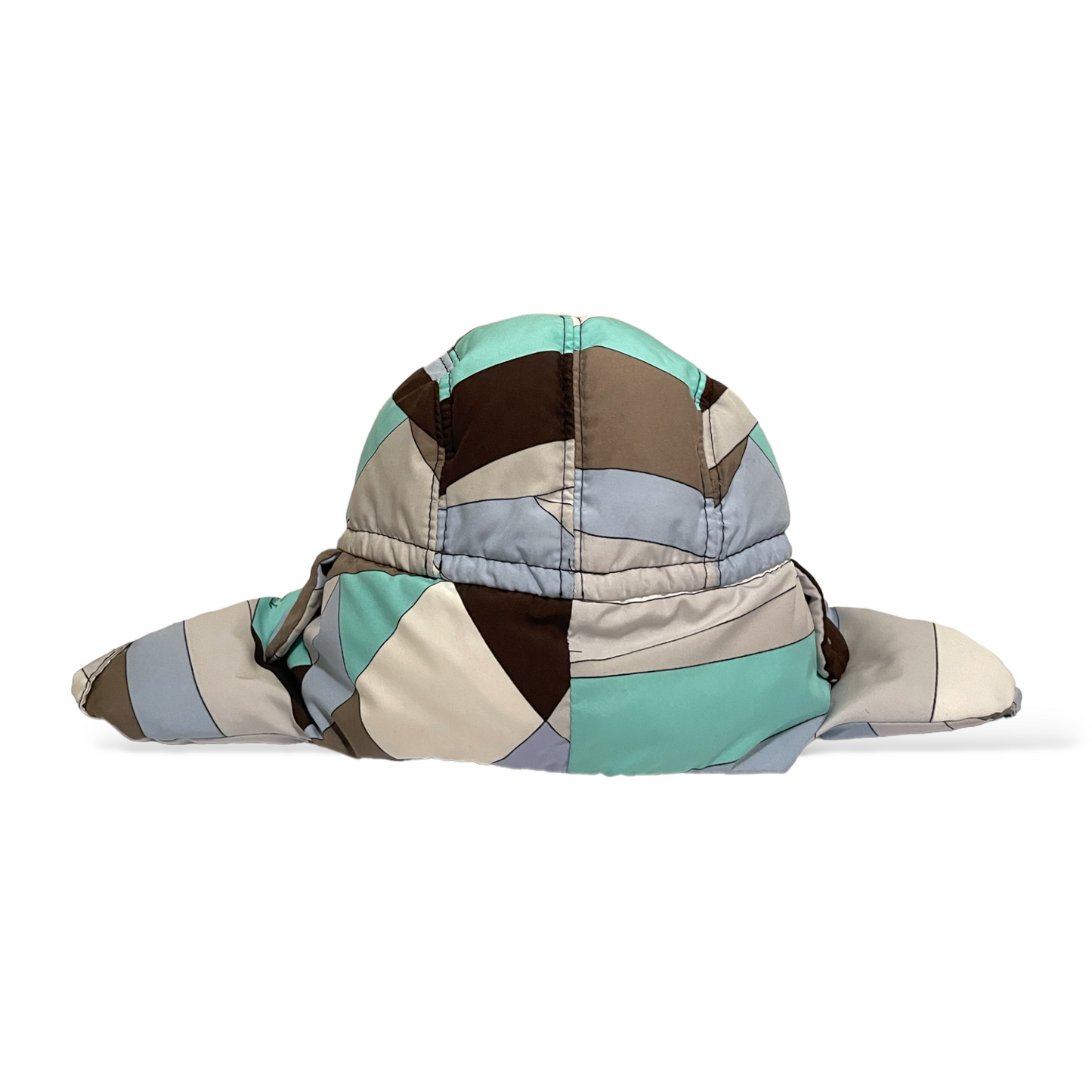 Emilio Pucci Vintage Psychedelics Print Winter Hat Size I  Made in Italy