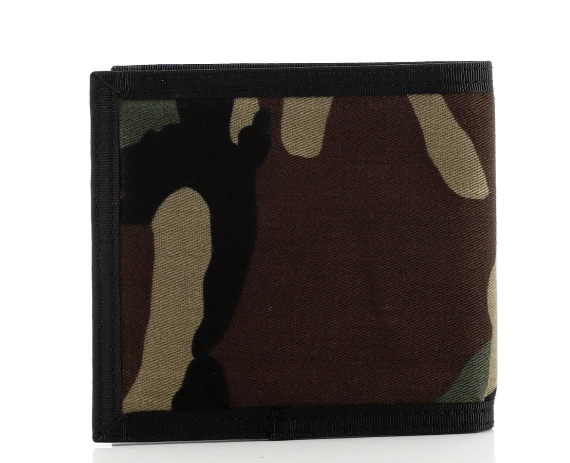 Saint Laurent Men's Classic Bifold Wallet Printed Canvas